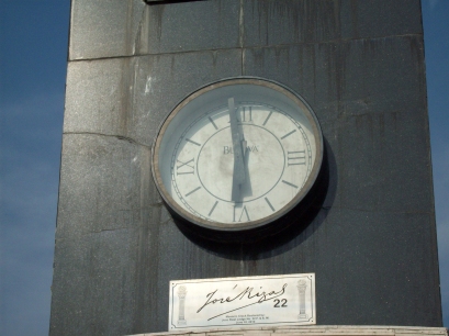 Bulova clock-east